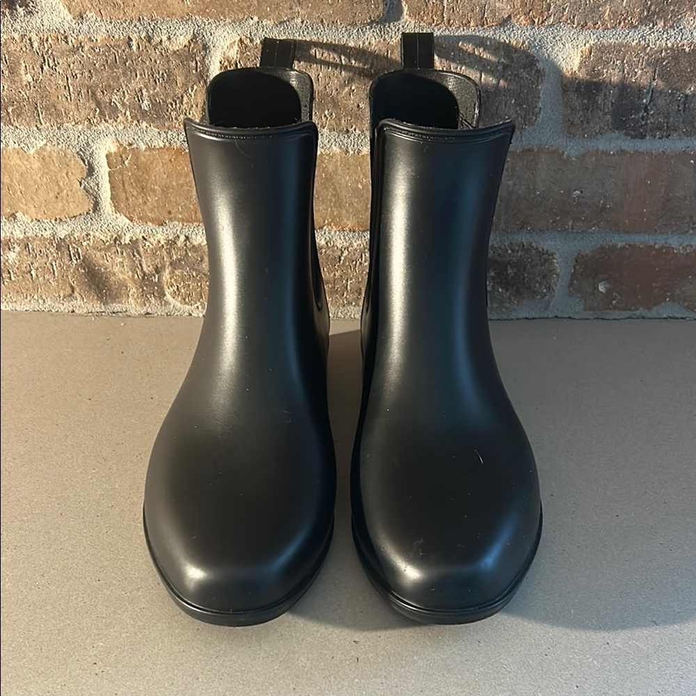 a new day Black Chelsea Ankle Boots Sz 8W EUC - Picture 2 of 11